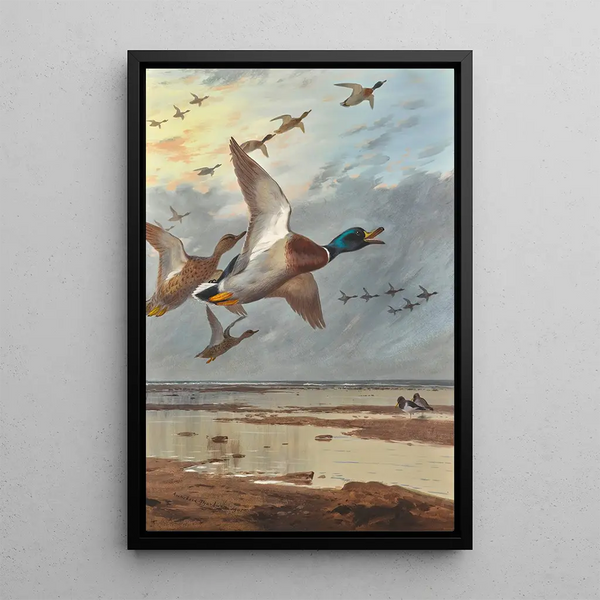 Reproductie van het schilderij Aankomst uit de zee - Archibald Thorburn