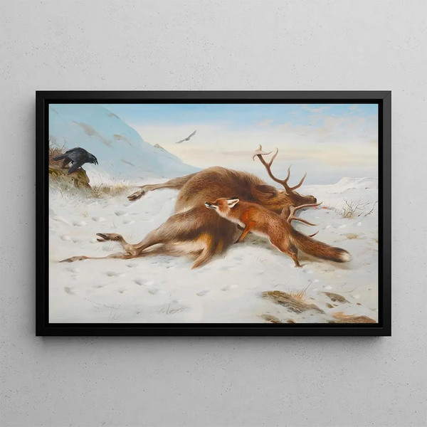 Niet voor de voorraadkast - Archibald Thorburn — ingelijst kunstwerk aan de muur