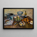 Natuurstudie met taarten en fruit - Aristarkh Lentulov — ingelijst kunstwerk aan de muur