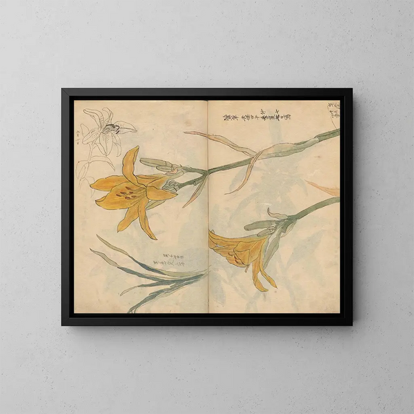 Sketchbook Pl025 - Ariyoshi Kondo — framed artwork on a wall