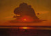 Schets van een rode zonsondergang over de Dnipro - Arkhip Ivanovich Kuindzhi — weergave van het kunstwerk