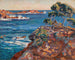 Sea Shore Painting at Agay - Armand Guillaumin — artwork view