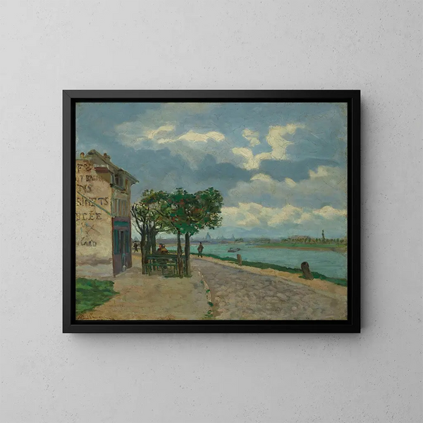 Bords de la Seine - Armand Guillaumin — framed artwork on a wall