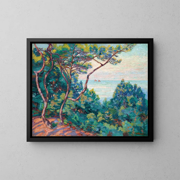 Côte d'Azur - Armand Guillaumin — framed artwork on a wall