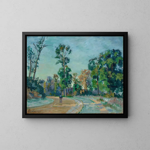 Gèle blanche en Île-de-France - Armand Guillaumin — framed artwork on a wall