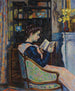 Mademoiselle Guillaumin lezend - Armand Guillaumin — weergave van het kunstwerk