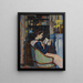 Mademoiselle Guillaumin lezend - Armand Guillaumin — ingelijst kunstwerk aan de muur