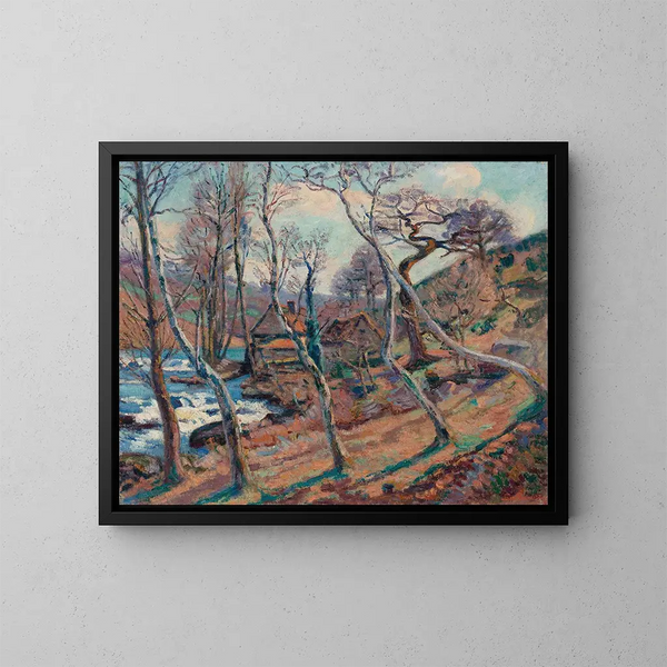 Moulin Bouchardon - Armand Guillaumin — framed artwork on a wall