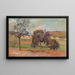 Boslandschap - Armand Guillaumin — ingelijst kunstwerk aan de muur