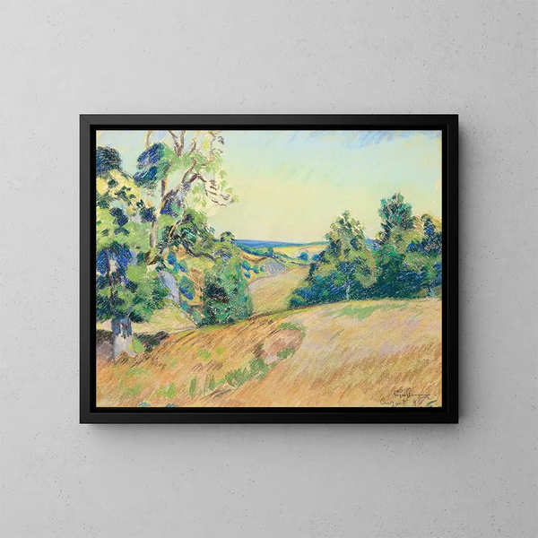 Landschap van Crozant - Armand Guillaumin — ingelijst kunstwerk aan de muur