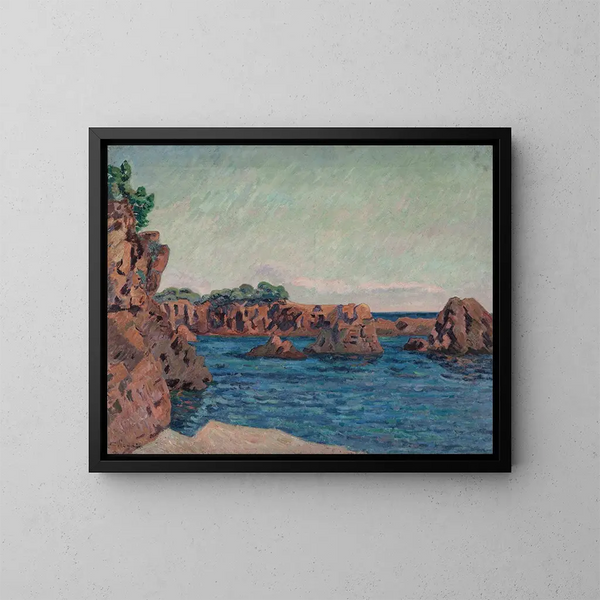 Rochers d'Agay - Armand Guillaumin — framed artwork on a wall