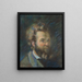 Zelfportret - Armand Guillaumin — ingelijst kunstwerk aan de muur