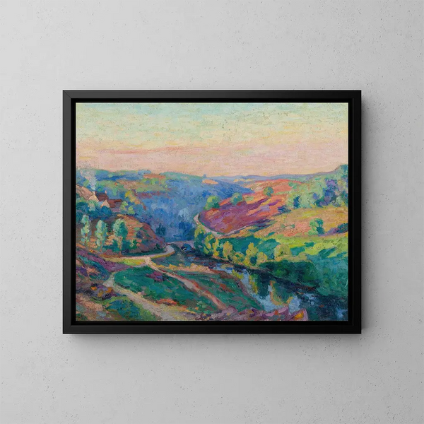 Vallée de la Creuse - Armand Guillaumin — framed artwork on a wall