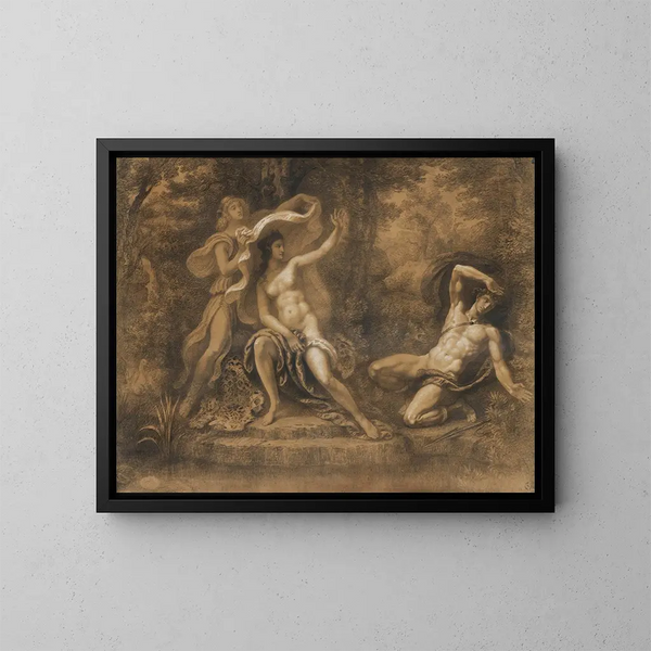 Diane and Actéon Painting - Armand Point — framed artwork on a wall