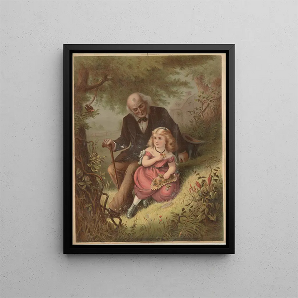 Shadow of Light - Armstrong & Co. Lith. — framed artwork on a wall