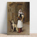Reproductie van het schilderij Arnaut en twee whippets - Jean-Léon Gérôme