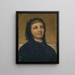 portret van Margaretha Antoinette Mühly-Schermar - Arnold Böcklin — ingelijst kunstwerk aan de muur