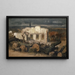 van het huis dat near Kehl is verwoest - Arnold Böcklin — ingelijst kunstwerk aan de muur