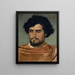 Hoofd van een Romein - Arnold Böcklin — ingelijst kunstwerk aan de muur