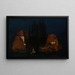 L'Île des morts - Arnold Böcklin — ingelijst kunstwerk aan de muur