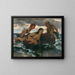 Idylle marine - Arnold Böcklin — ingelijst kunstwerk aan de muur