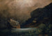 Meer van bergen met meeuwen - Arnold Böcklin — weergave van het kunstwerk