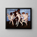 Pan dansant avec des enfants - Arnold Böcklin — ingelijst kunstwerk aan de muur
