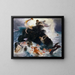 Jeu des Néréides - Arnold Böcklin — ingelijst kunstwerk aan de muur