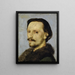 Portret van Adolf Bayersdorfer - Arnold Böcklin — ingelijst kunstwerk aan de muur