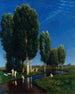 Zomerdag - Arnold Böcklin — weergave van het kunstwerk