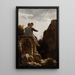 De huwelijksreis - Arnold Böcklin — ingelijst kunstwerk aan de muur