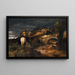 De mars van de Goten - Arnold Böcklin — ingelijst kunstwerk aan de muur