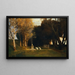 Het heilig bosje - Arnold Böcklin — ingelijst kunstwerk aan de muur