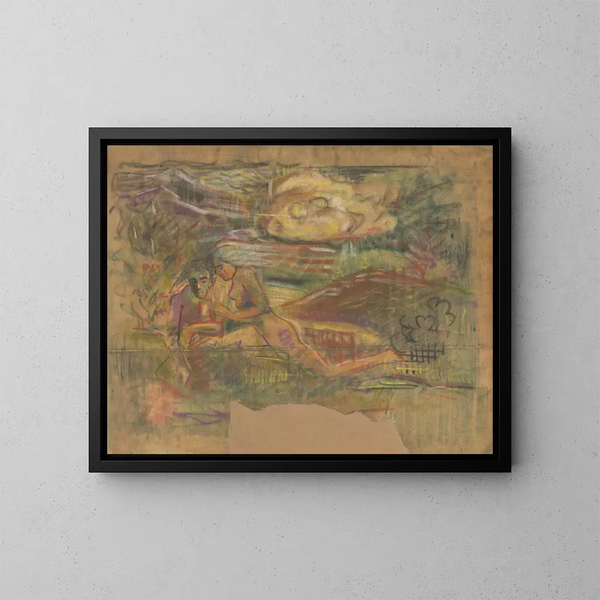 Verlangen - Arnold Peter Weisz-Kubínčan — ingelijst kunstwerk aan de muur