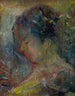 Head of a woman in profile - Arnold Peter Weisz-Kubínčan — artwork view