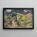 In the pasture - Arnold Peter Weisz-Kubínčan — framed artwork on a wall
