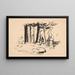 In the Forest - Arnold Peter Weisz-Kubínčan — framed artwork on a wall