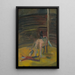 Circus motif painting - Arnold Peter Weisz-Kubínčan — framed artwork on a wall