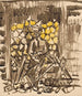 Wood sawing painting - Arnold Peter Weisz-Kubínčan — artwork view