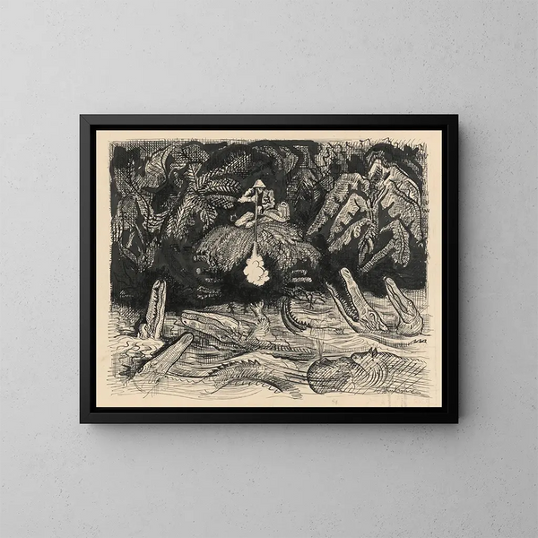 Stories in Nature 6 - Arnold Peter Weisz-Kubínčan — framed artwork on a wall