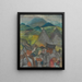 the house - Arnold Peter Weisz-Kubínčan — framed artwork on a wall