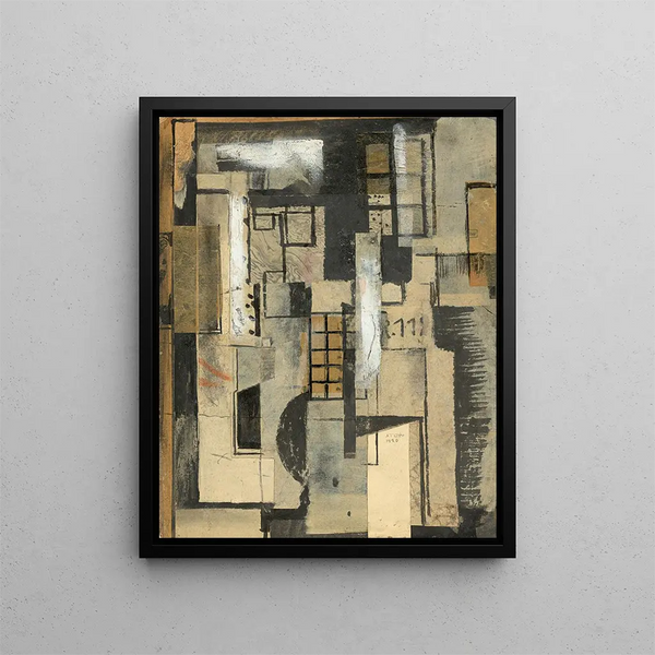 Hfe là-bas Mietskasernen - Arnold Topp — framed artwork on a wall