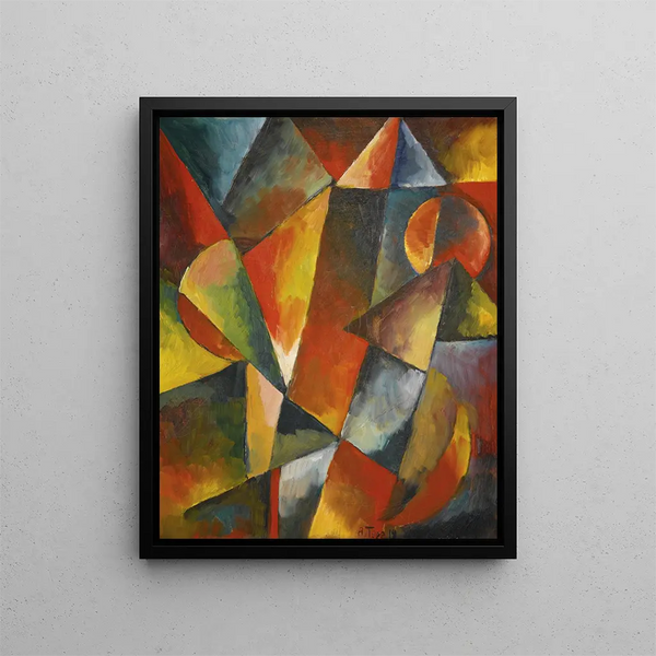 Untitled Painting - Arnold Topp — framed artwork on a wall