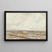 van Vue des dunes sur les ruines de Brederode - Arnoldus Johannes Eymer — ingelijst kunstwerk aan de muur