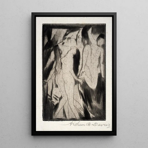 Extase - Arthur Bowen Davies — ingelijst kunstwerk aan de muur