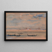 Gondolas - Arthur Bowen Davies — framed artwork on a wall
