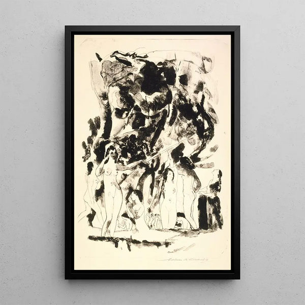 Oogstfeest - Arthur Bowen Davies — ingelijst kunstwerk aan de muur