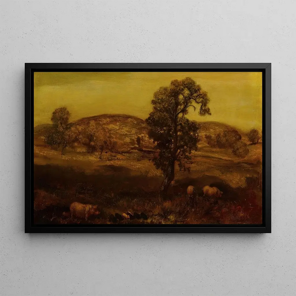 Arthur Bowen Davies - Landscape with Pigs.webp