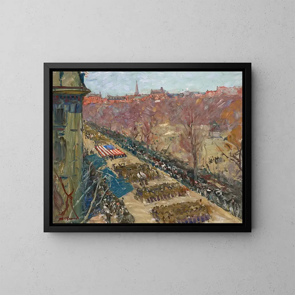 Parade of the obligations of freedom - Arthur Clifton Goodwin — framed artwork on a wall