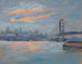 van Brooklyn Bridge View - Arthur Clifton Goodwin — weergave van het kunstwerk